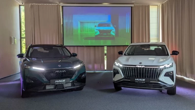 Dongfeng Mage и Huge презентация в России спереди