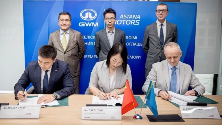 меморандум GWM Hyundai Trans Астана Моторс завод в Казахстане Алматы