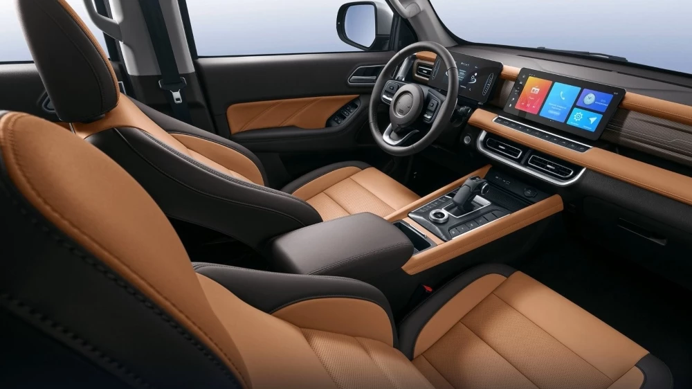 Интерьер пикапа GWM POER салон в Казахстане