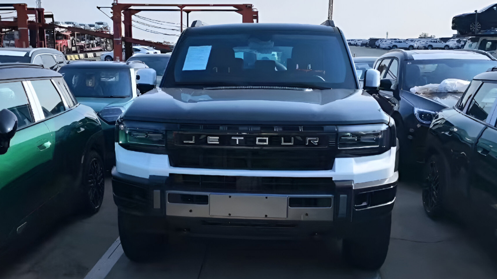 jetour zongheng g700 экспортный внедорожник спереди черный порт шанхай оаэ