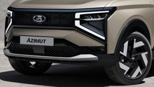 Lada Azimut передняя часть решетка радиатора фары