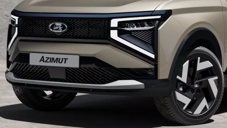 Lada Azimut передняя часть решетка радиатора фары