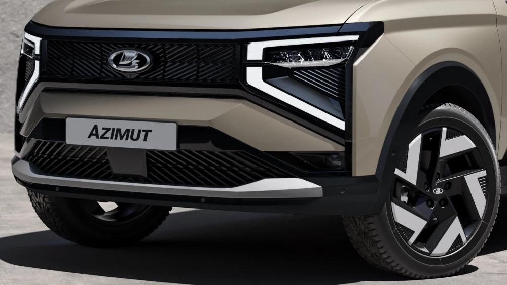 Lada Azimut передняя часть решетка радиатора фары