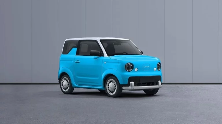 Электрический ситикар Livan Smurf спереди сбоку