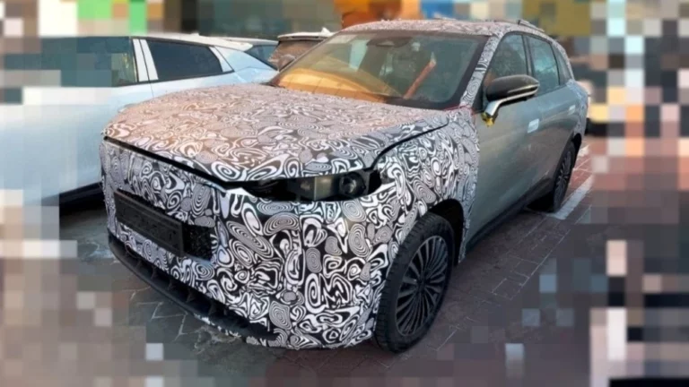 Chery T1G Tiggo 7L в Китае спереди сбоку