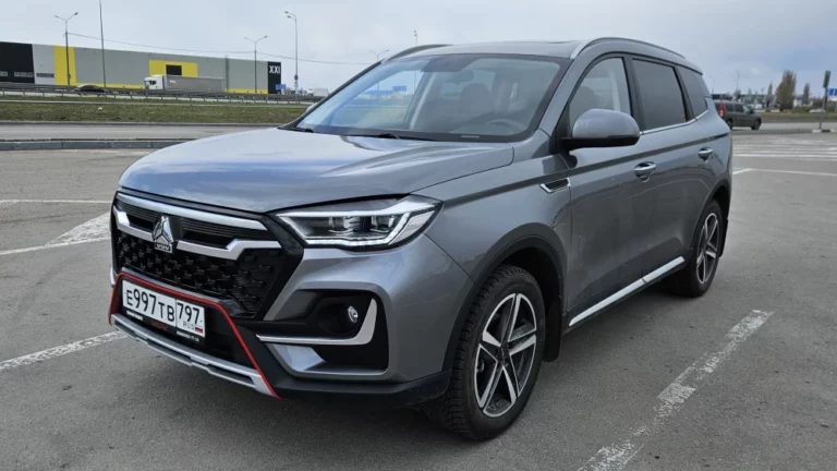 VGV U70 Pro тест сбоку спереди