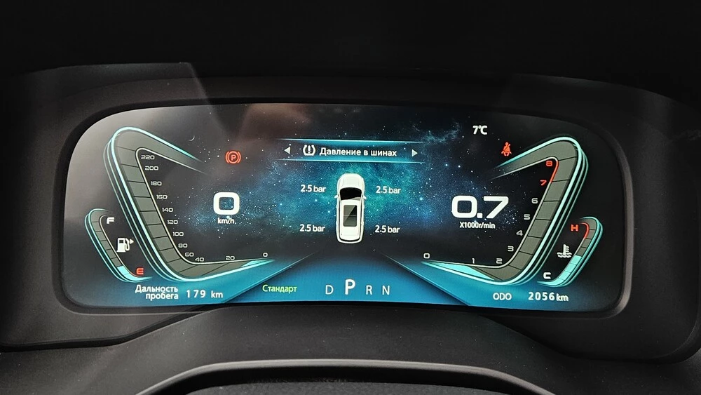 VGV U70 Pro тест салон интерьер приборная панель