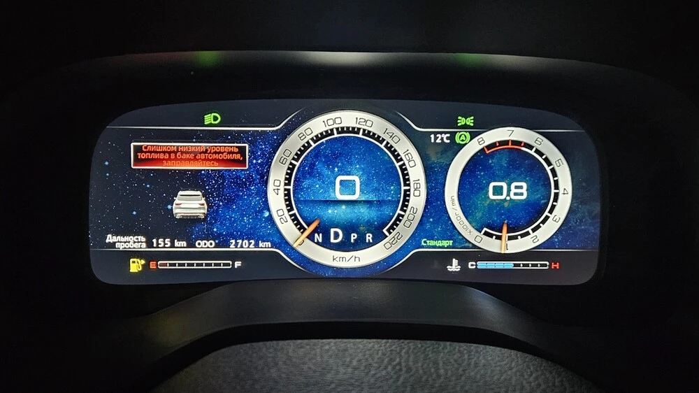 VGV U70 Pro тест салон интерьер приборная панель