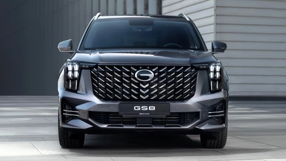 gac gs8 спереди кроссовер