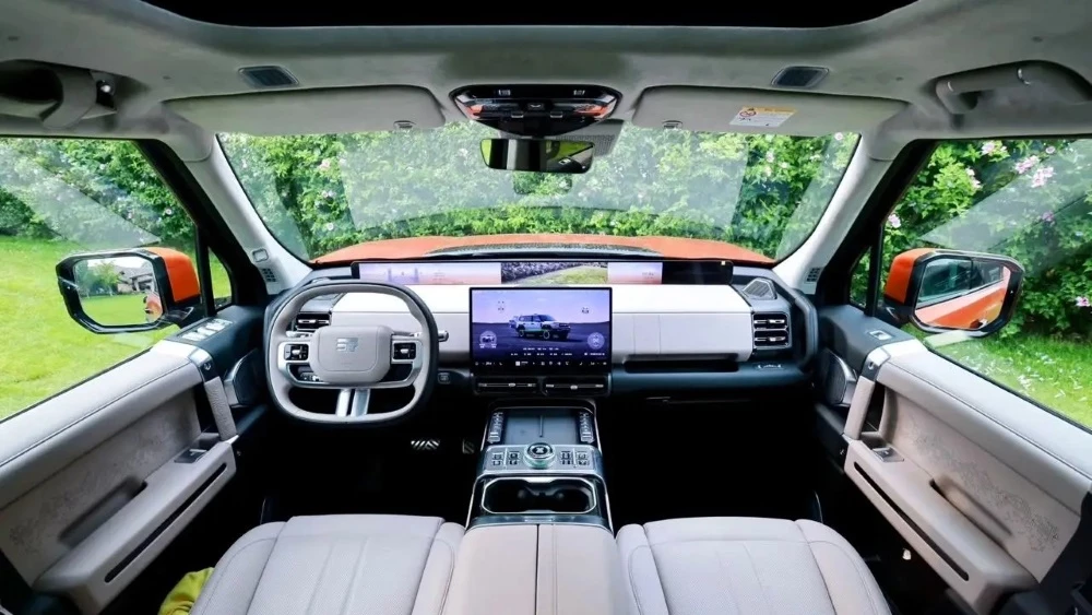 jetour zongheng g700 внедорожник интерьер