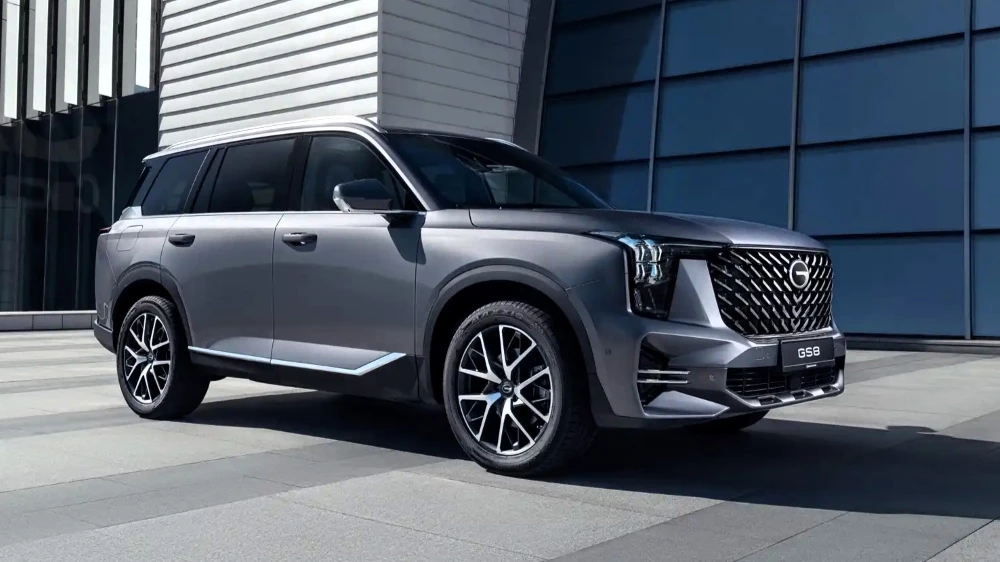 gac gs8 спереди сбоку кроссовер