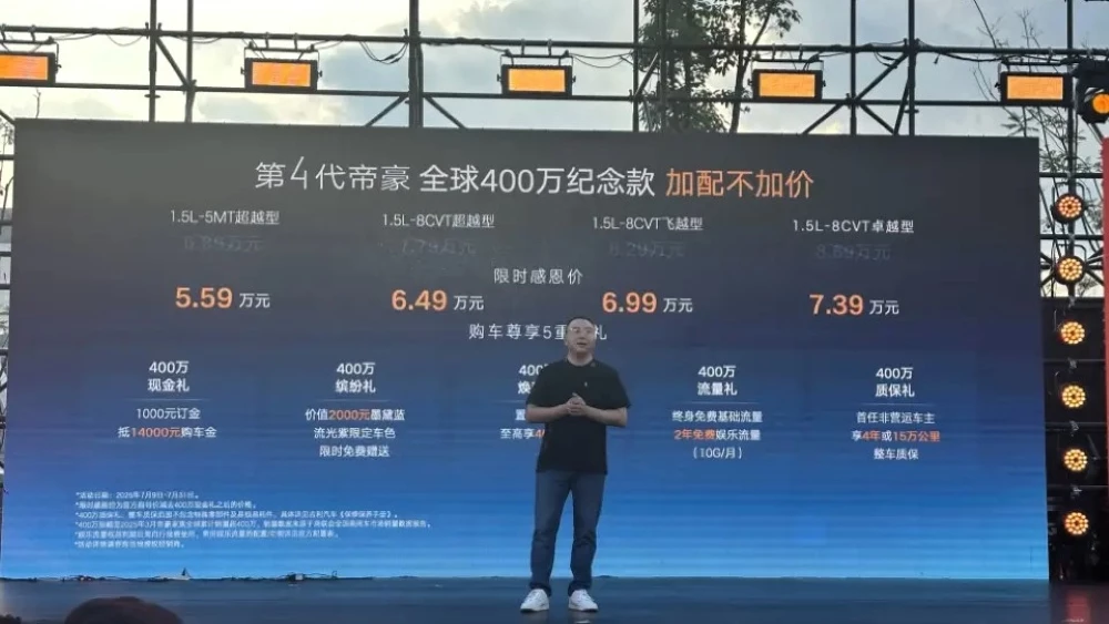 седан Geely Emgrand 2025 цены комплектации