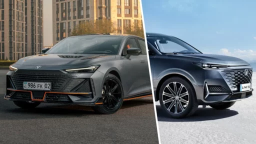 changan uni-v changan uni-k лифтбек кроссовер сбоку спереди завод ammkz оттс сертификация