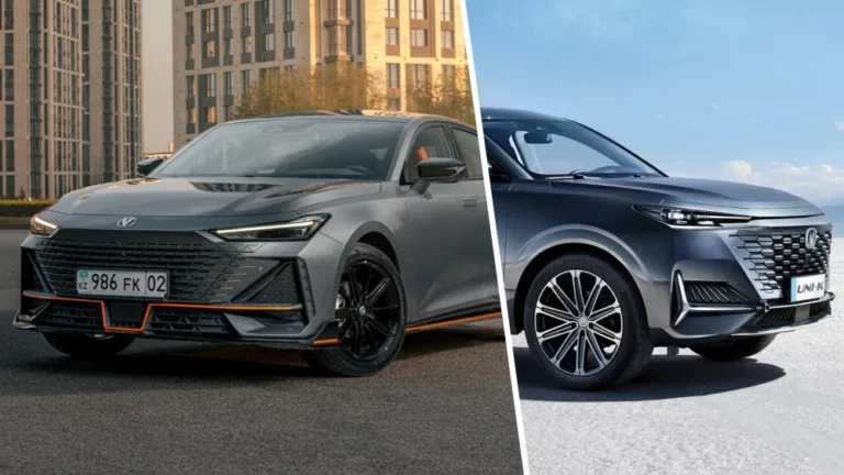 changan uni-v changan uni-k лифтбек кроссовер сбоку спереди завод ammkz оттс сертификация