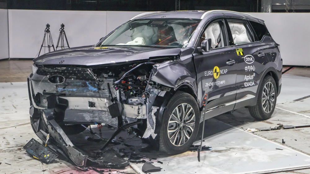 chery tiggo 7 краш-тест euro ncap 2025 четыре звезды безопасности