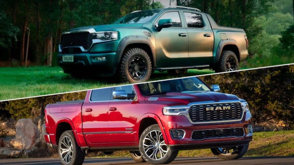 Foton Tunland V9 против vs RAM 1500