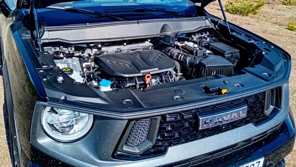 Haval H7 мотор двигатель капот открытый
