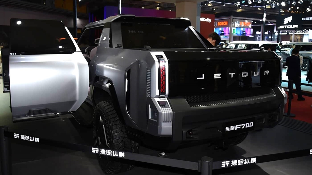 Концепт пикапа Jetour Zongheng F700 сзади