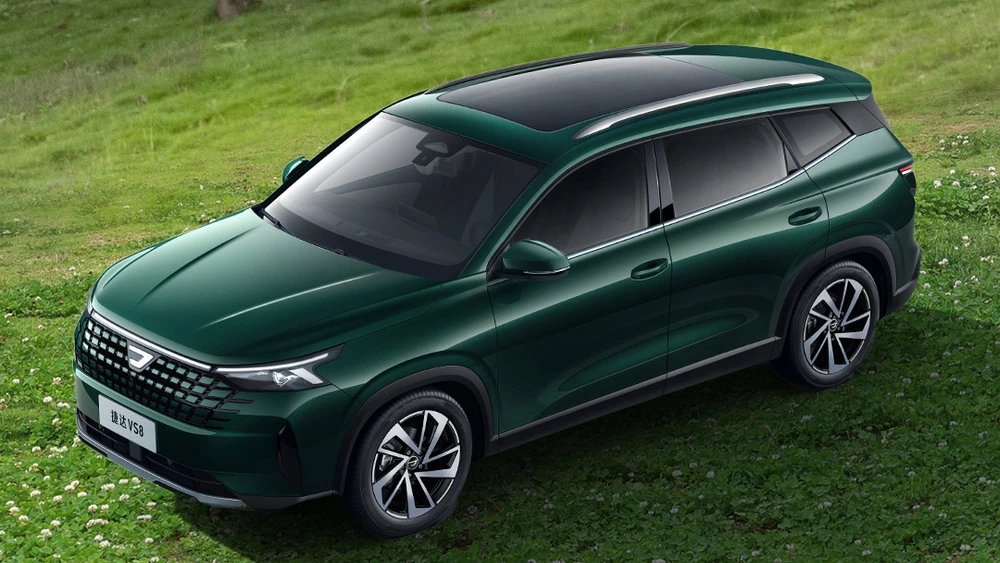 Кроссовер Jetta VS8 сбоку спереди