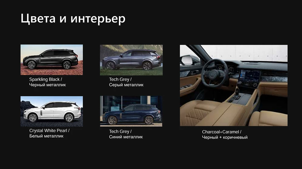 nordcross 001 кроссовер сбоку презентаия цвета кузова цвет салона