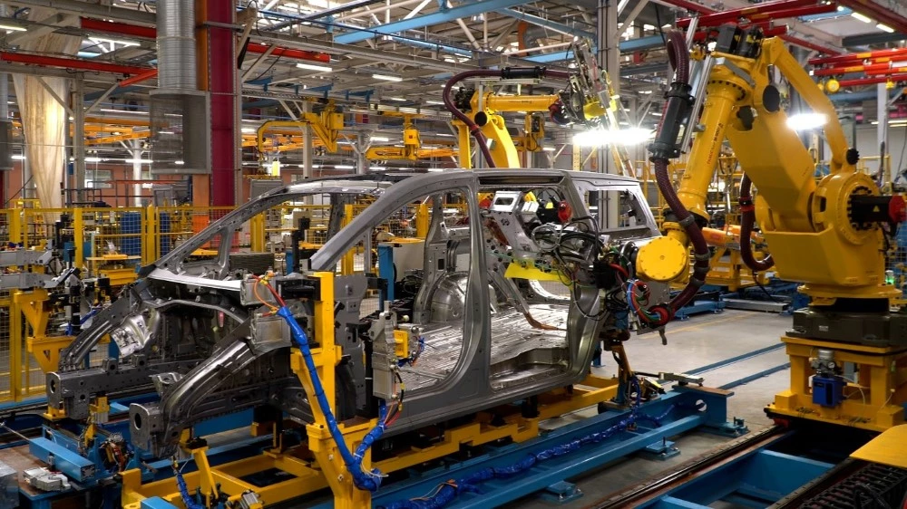 производство модели Sollers SP7 на заводе в Елабуге