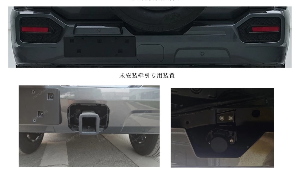 Рестайлинговый обновленный внедорожник Tank 400 Hi4-T элементы дизайна оснащения фаркоп