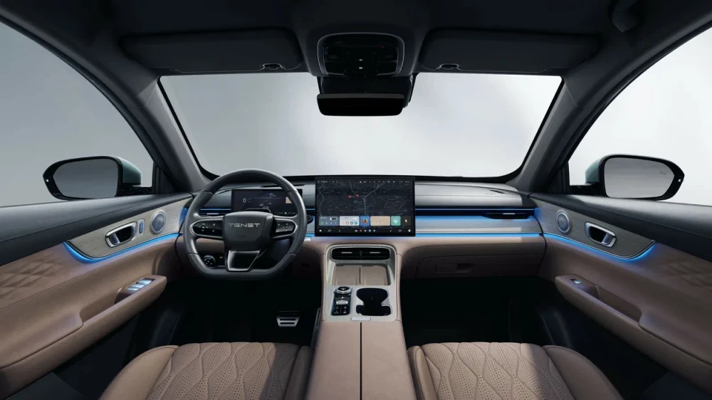 tenet t8 представили в россии салон коричневый