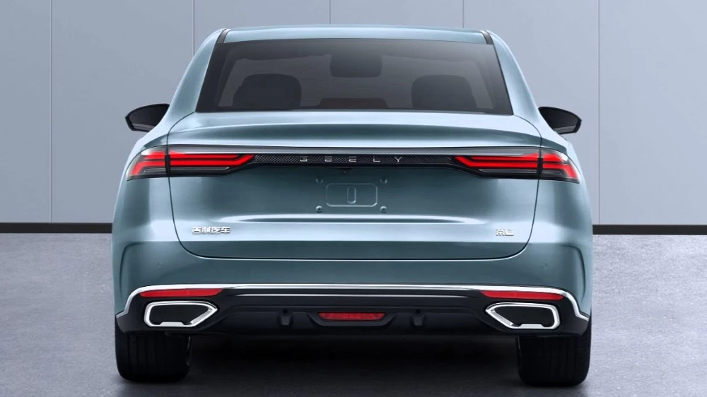 новый седан Geely Emgrand сзади