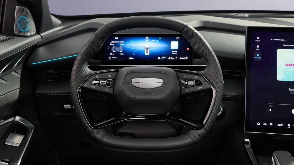 Geely Cityray салон интерьер приборная панель руль