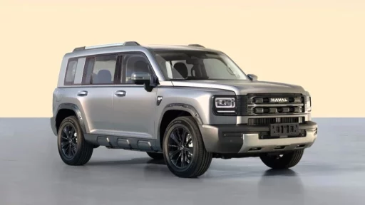 Haval Raptor V7 Plus сбоку спереди гибридный