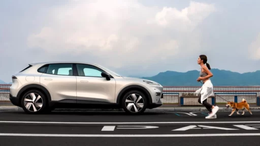 кроссовер Changan Deepal S05 сбоку 2026