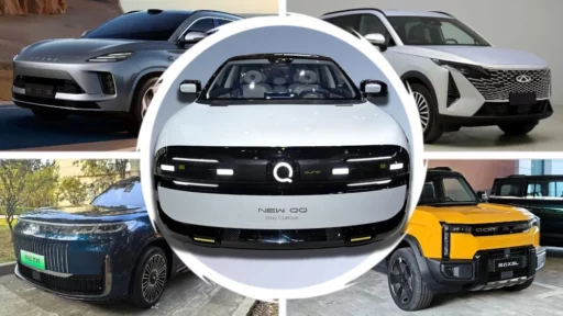 новинки Chery на автосалоне в Чэнду 2025 Exlantix E05 Tiggo 7 Plus Fulwin T11 Fulwin X3L QQ Qurio