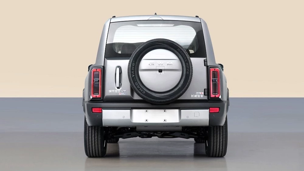 Haval Raptor V7 Plus сзади гибридный