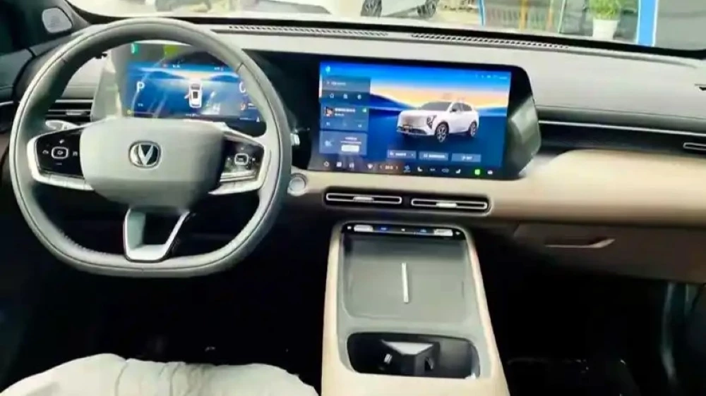 changan cs55 plus uni-s новое поколение интерьер