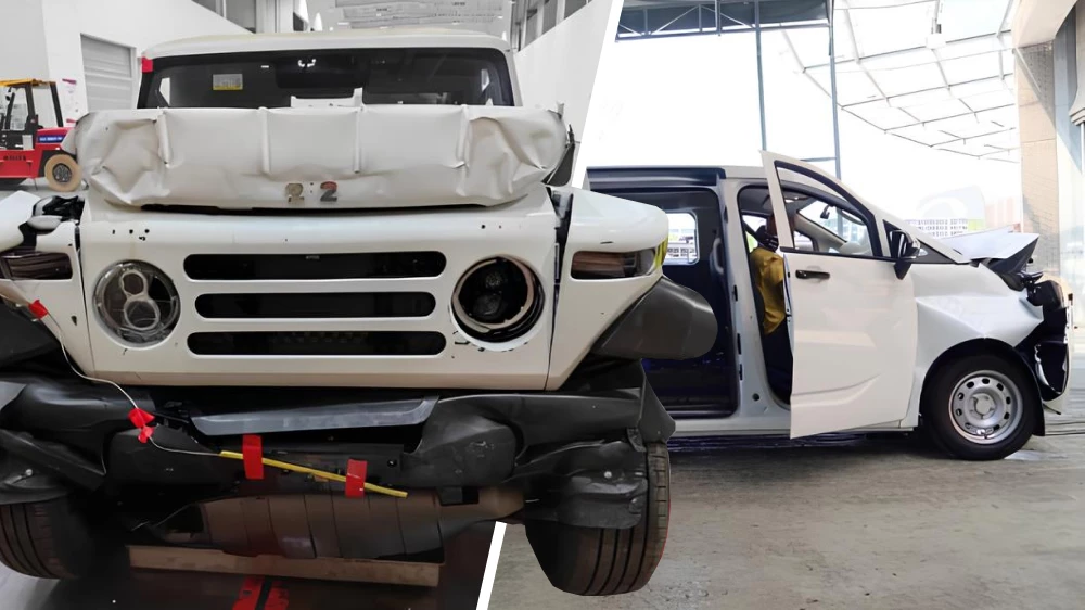 baw 212 и baw mpv краш-тест фронтальный удар с полным перекрытием 50 км/ч caeri cnas автомобили результаты