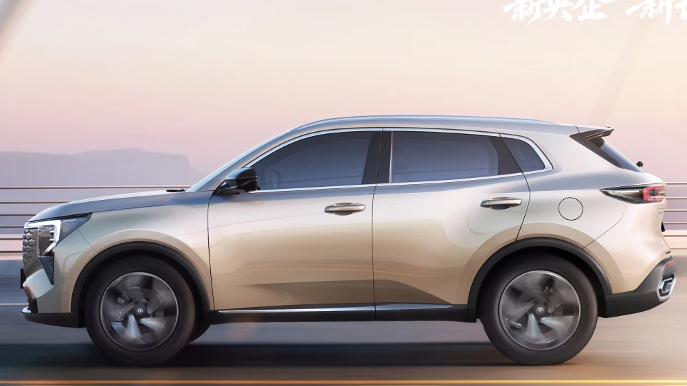 changan cs55 plus сбоку спереди кроссовер новый обновленный iv четвертое поколение официальные изображения