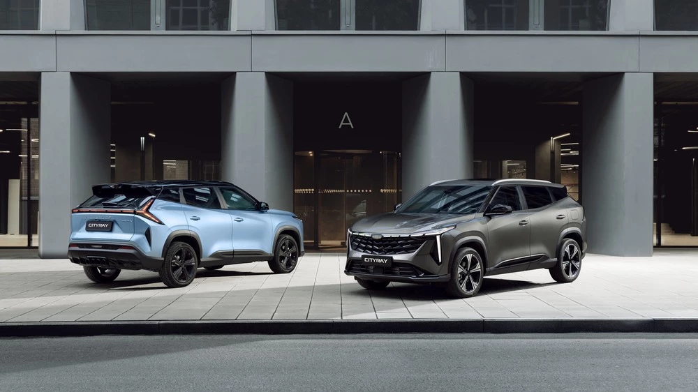 Geely Cityray сбоку сзади спереди два сразу