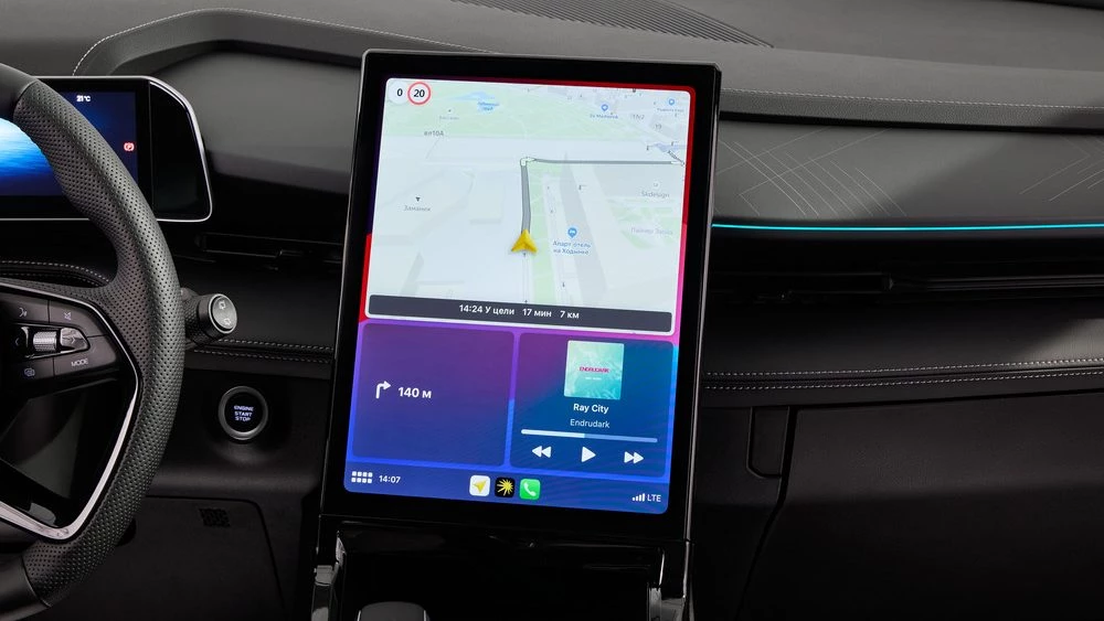 Geely Cityray салон интерьер мультимедиа медиасистема навигатор