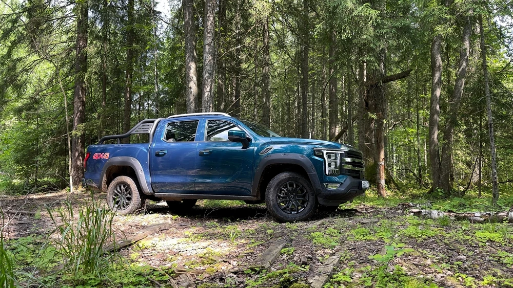 Foton Tunland V7 тест сбоку