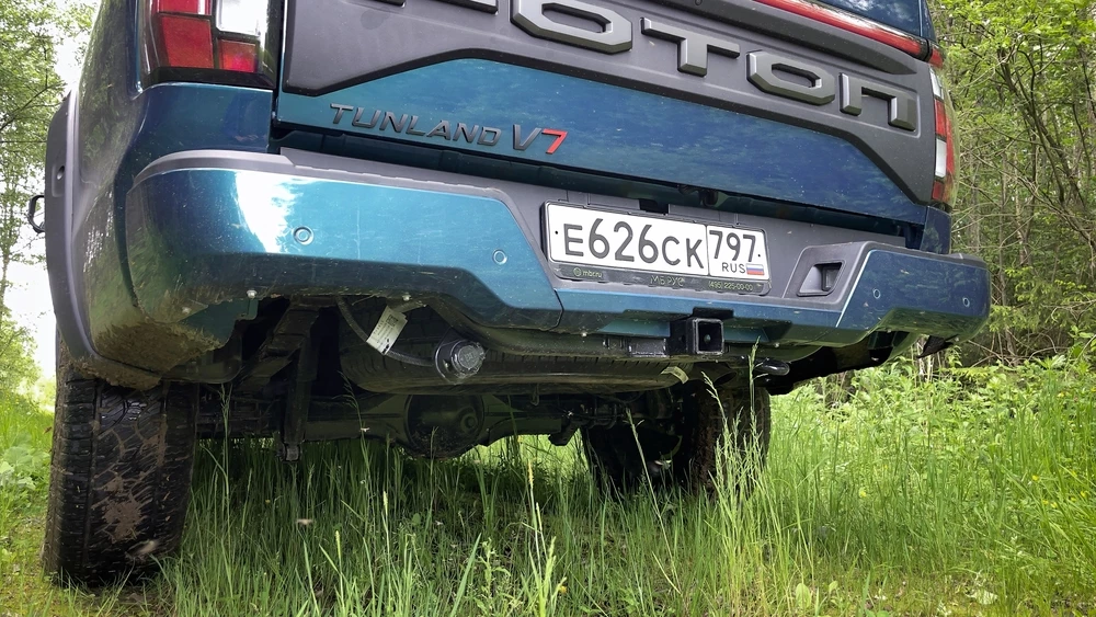 Foton Tunland V7 тест сзади подвеска клиренс фаркоп