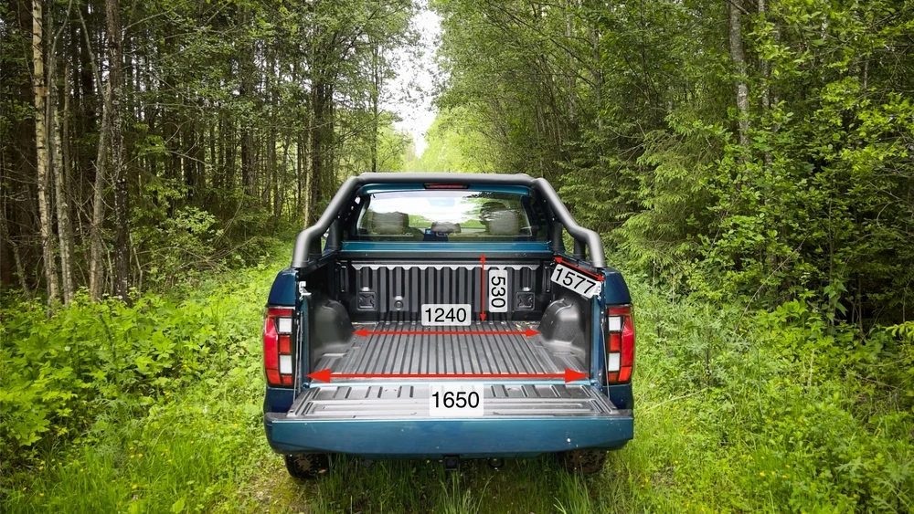 Foton Tunland V7 тест сзади площадка грузовая открытая