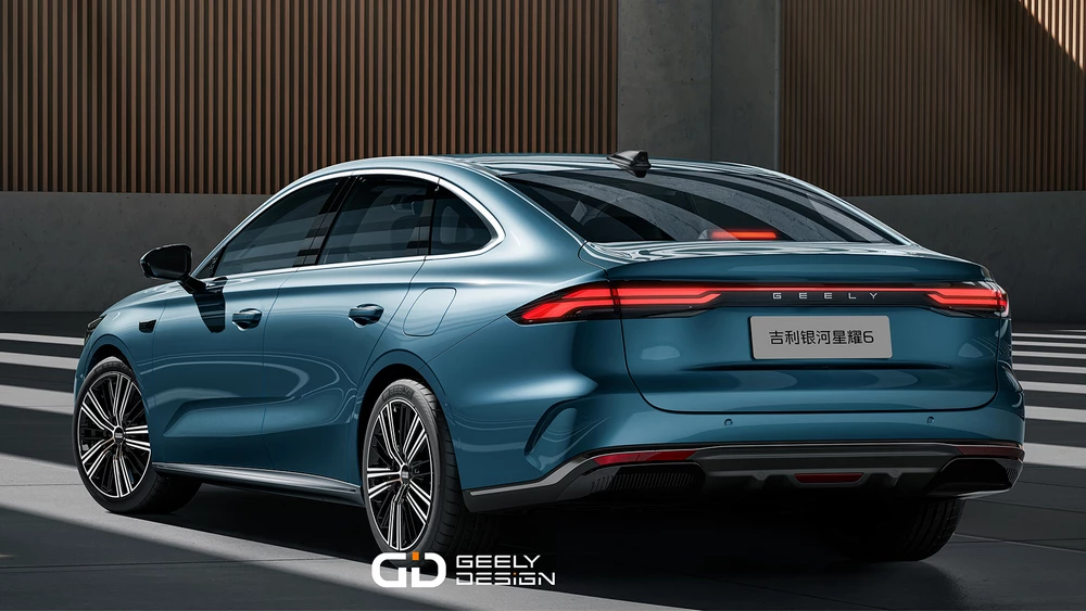 Geely Galaxy Starshine 6 сбоку сзади