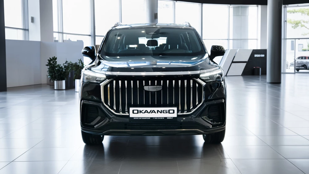 Geely okavango в автосалоне у дилера новый купить спереди бизнес кар