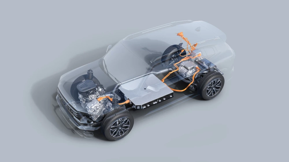 обновленный haval h7 dargo plus big dog plus dagou plus кроссовер сбоку спереди автосалон в чэнду заказ гибридная силовая установка