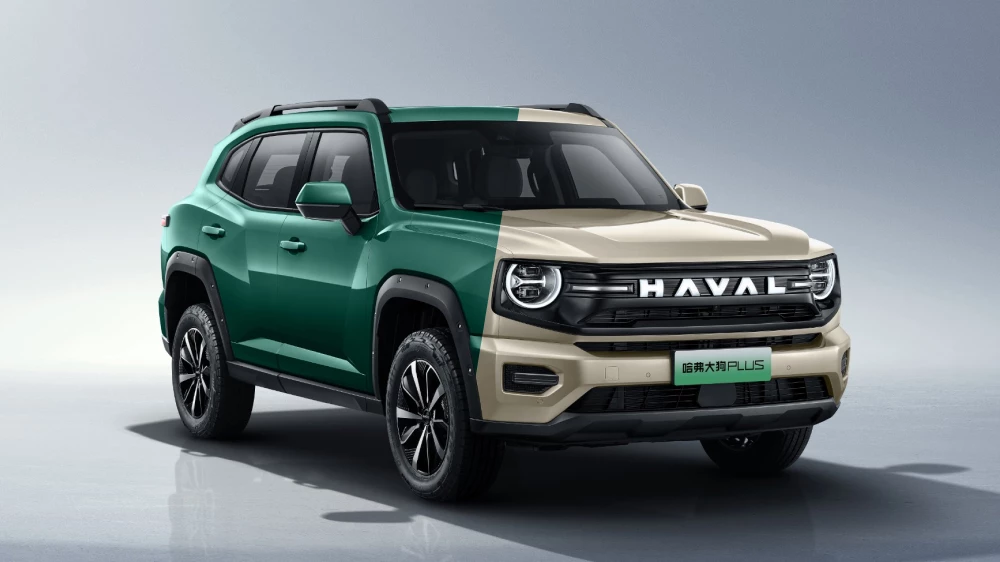 обновленный haval h7 dargo plus big dog plus dagou plus кроссовер сбоку спереди автосалон в чэнду заказ