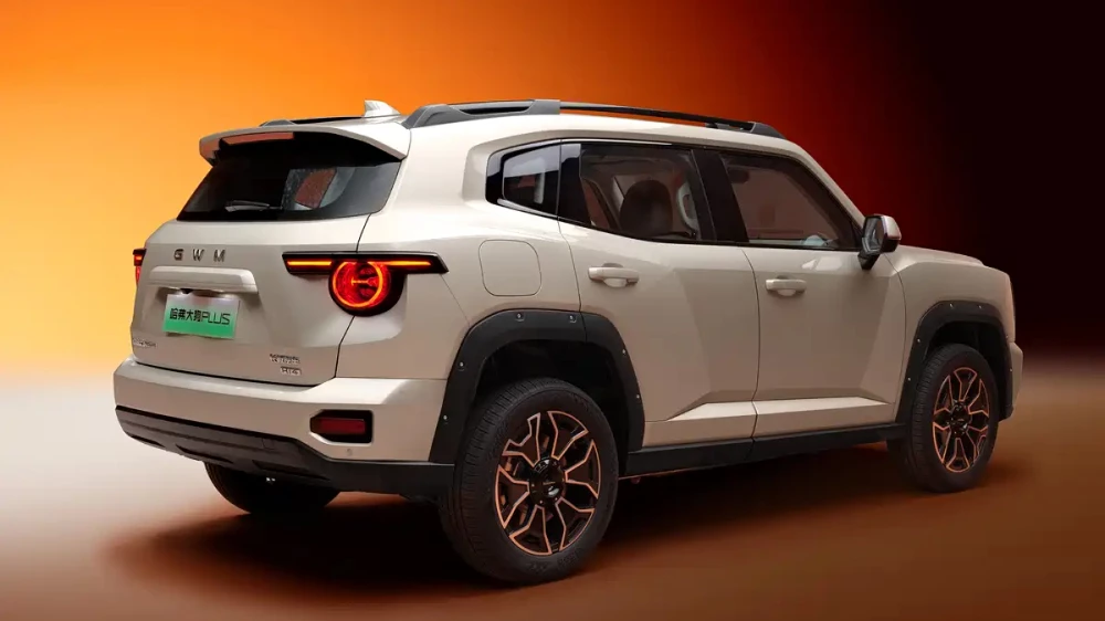 haval dargo plus big dog plus dagou plus h7 кроссовер сбоку сзади серебряный гибридный