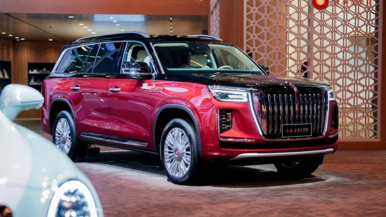 hongqi ls7 guoyao внедорожник огромный сбоку спереди бензиновый v8 цены