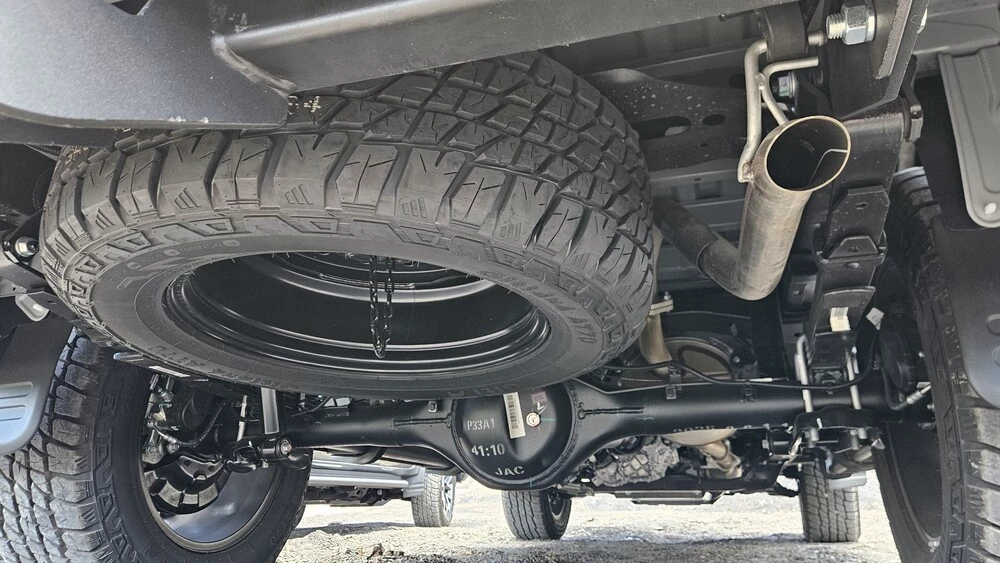 jac t9 дизель дизельный тест подвеска задний мост запасное колесо