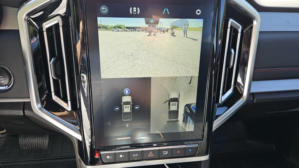 jac t9 дизель дизельный тест салон интерьер мультимедиа медиасистема камера заднего вида