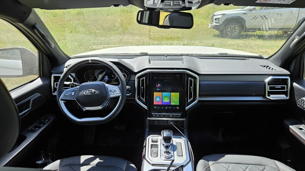 jac t9 дизель дизельный тест салон интерьер